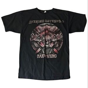 Avenged Sevenfold Black Graphic T-Shirt Size M